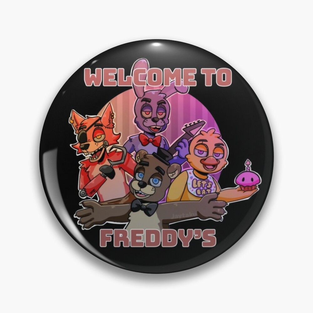 FNaF 1 Freddy Fazbear Head, Five Nights at Freddy's Pin by akushibluepaws