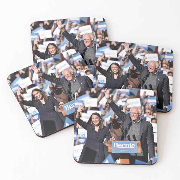 Item preview, Bernie & AOC - Bernie Sanders and Alexandria Ocasio-Cortez designed and sold by snazzy stickers.