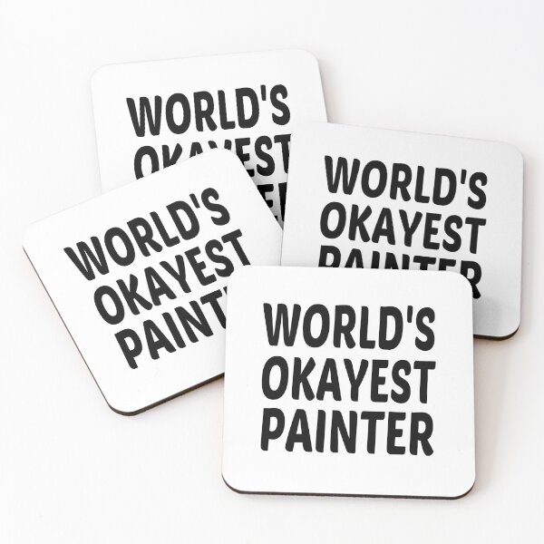 Item preview, World's Okayest Painter designed and sold by JustGift.