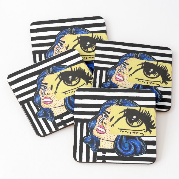 Item preview, Blue PopArt designed and sold by MaiaSimone.