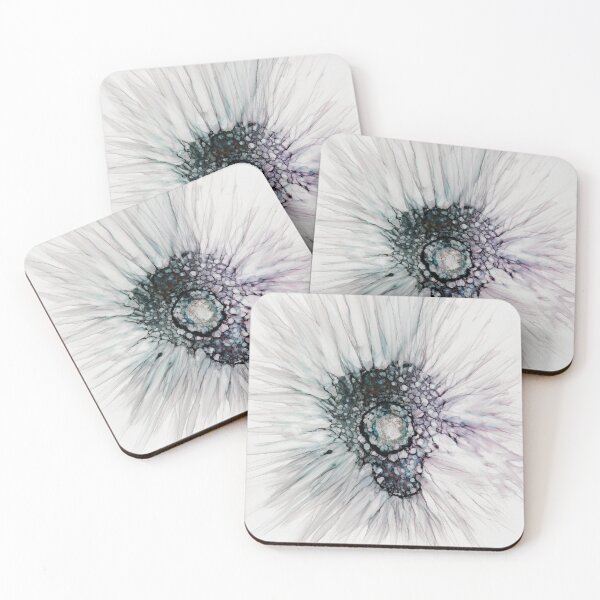 Item preview, Pitch Black Antique Abstract Flower designed and sold by EjRielDesign.