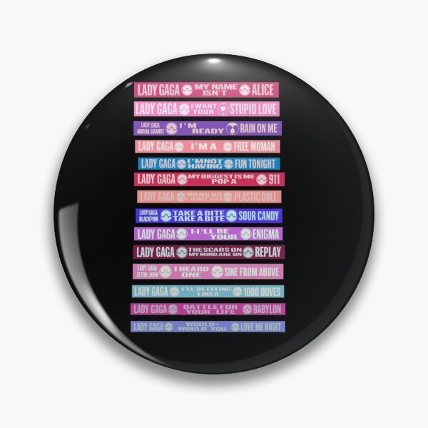 Item preview, Chromatica Colorful Tracklist designed and sold by AlertStore.