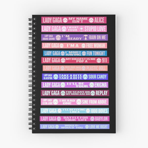 Item preview, Chromatica Colorful Tracklist designed and sold by AlertStore.