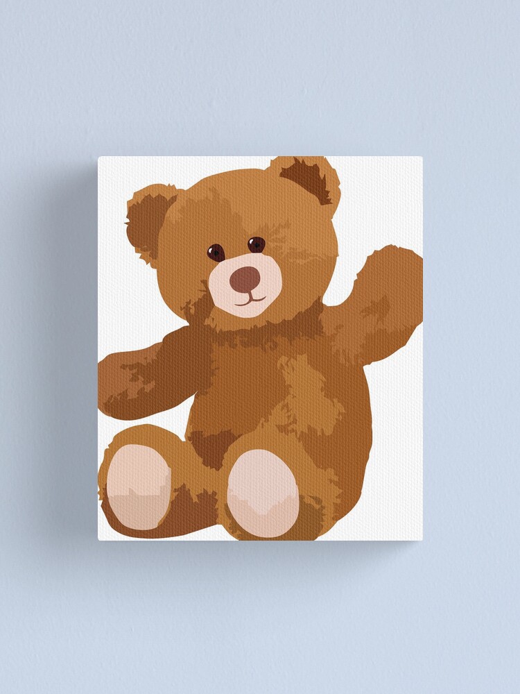 Cute Teddy Bear Art Print for Sale by vitbich