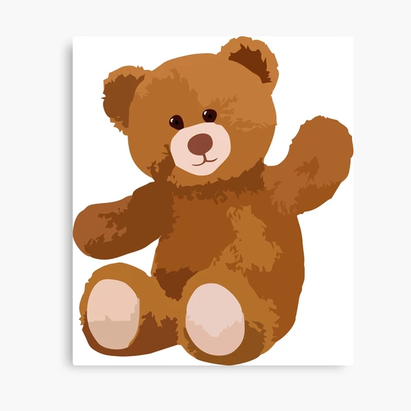 Cute Teddy Bear Art Print for Sale by vitbich