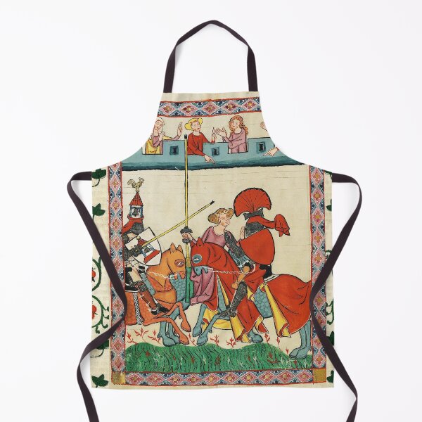 Item preview, MEDIEVAL TOURNAMENT, FIGHTING KNIGHTS ,DAMSELS AND RED WILD ROSES designed and sold by BulganLumini.