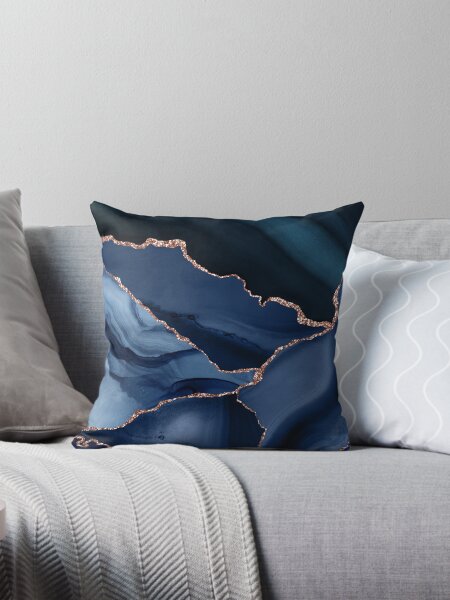 Artikel-Vorschau von Dunkelblaue Rose Gold Achat Geode, designt und verkauft von OliviaAndAva.