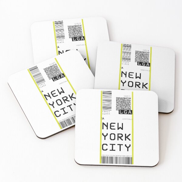 Item preview, New York City Airport Ticket designed and sold by Jessica Arling.