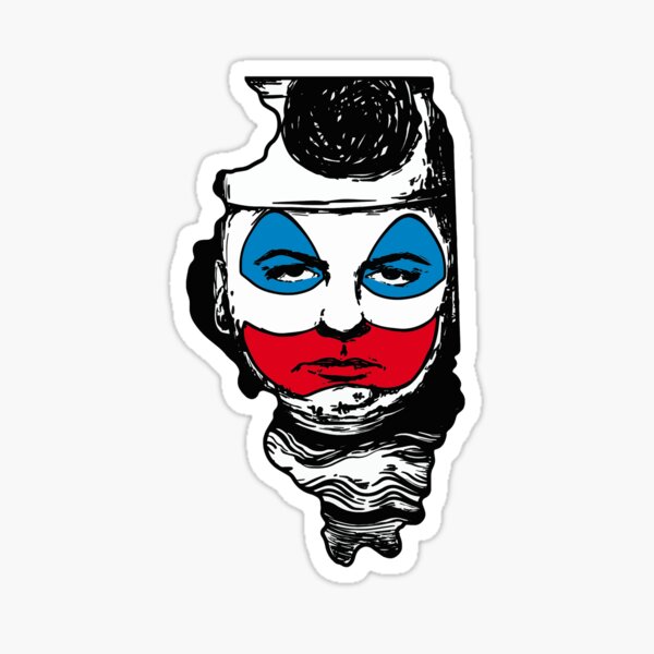 Murder Clown Stickers Redbubble - classicblood to death roblox