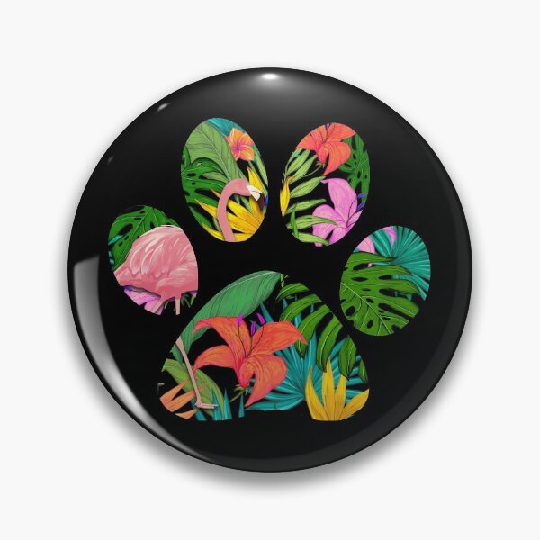 Item preview, Tropical Paw Print designed and sold by Esmilna Castillo.