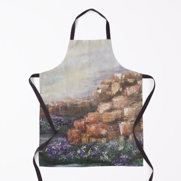 Item preview, Red Cliffs and Wild Flowers by the River designed and sold by LivingArtBrenda.