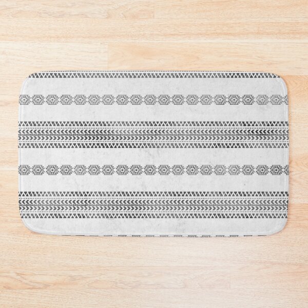 Item preview, Black and White Aztec Stripe Print designed and sold by OliviaAndAva.