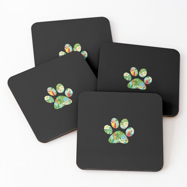 Item preview,  Tropical Paw Print designed and sold by Esmilna Castillo.