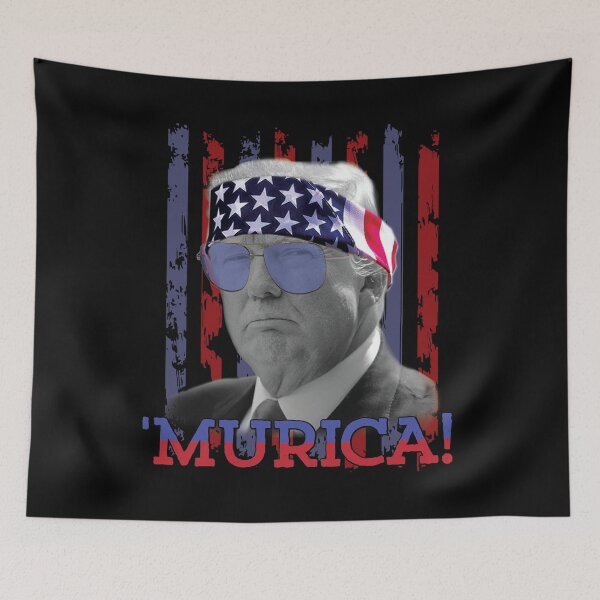 Item preview, President Donald Trump Murica Vintage USA Flag POTUS product designed and sold by tronictees.