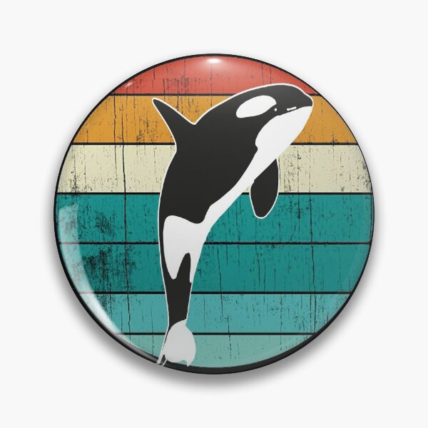 Item preview, Save The Sea Pandas - Retro Orcas Gift  designed and sold by redodaha.