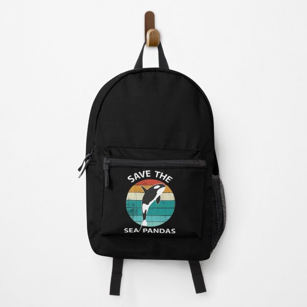 Item preview, Save The Sea Pandas - Retro Orcas Gift  designed and sold by redodaha.