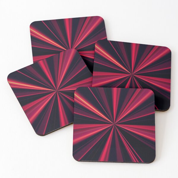 Item preview, Metal Rays Red Black designed and sold by oxoxoxo.