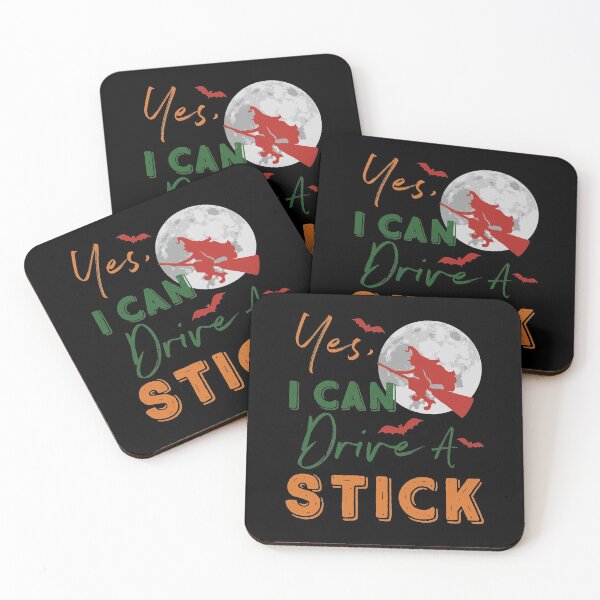 Item preview, Yes I Can Drive A Stick Funny Halloween Witch Broom  designed and sold by tronictees.
