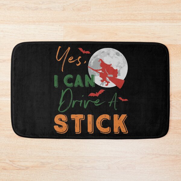 Item preview, Yes I Can Drive A Stick Funny Halloween Witch Broom  designed and sold by tronictees.