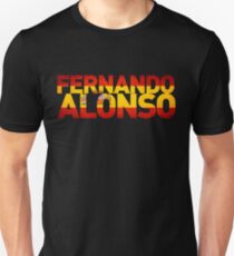 Camiseta unisex Fernando Alonso - Bandera española
