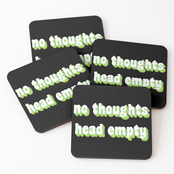 Item preview, no thoughts, head empty designed and sold by TikTokTalk.