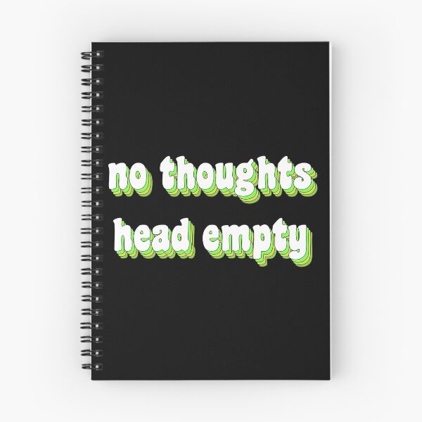 Item preview, no thoughts, head empty designed and sold by TikTokTalk.