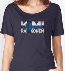 Kimi Raikkonen - Finnish Flag Women's Relaxed Fit T-Shirt