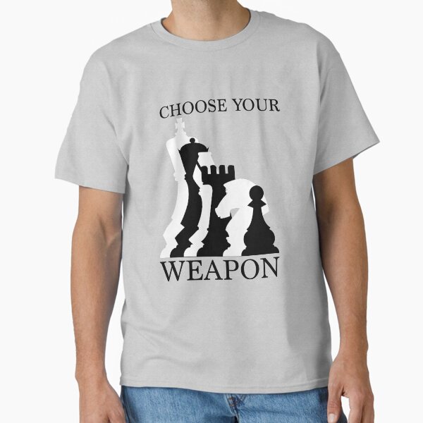 Artikel-Vorschau von Wählen Sie Ihre Waffe / Schachfiguren lustig, designt und verkauft von shinoshop.
