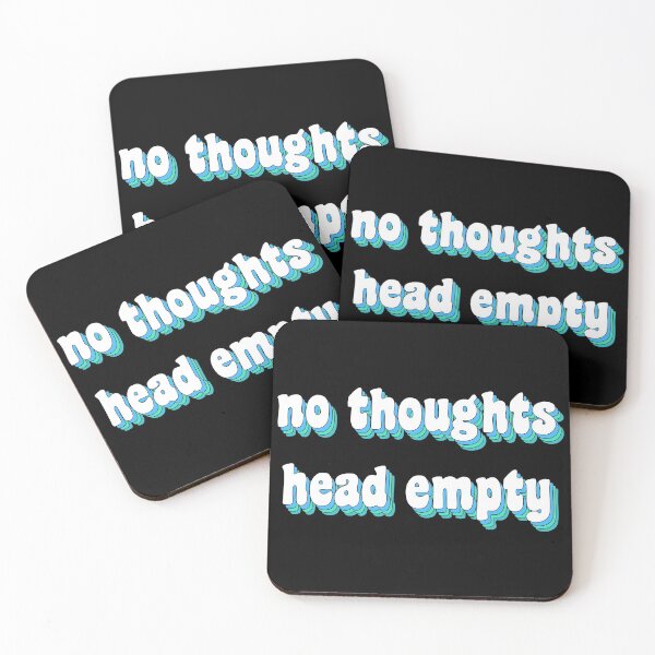 Item preview, no thoughts, head empty designed and sold by TikTokTalk.