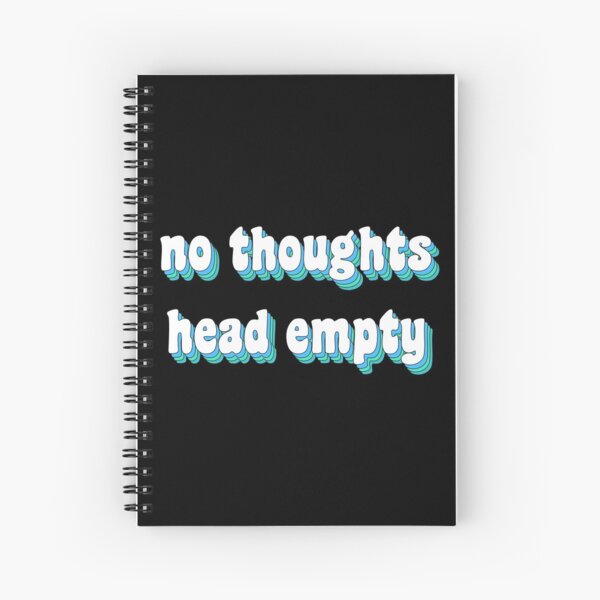 Item preview, no thoughts, head empty designed and sold by TikTokTalk.