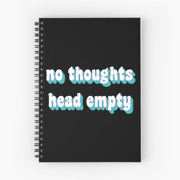 Item preview, no thoughts, head empty designed and sold by TikTokTalk.
