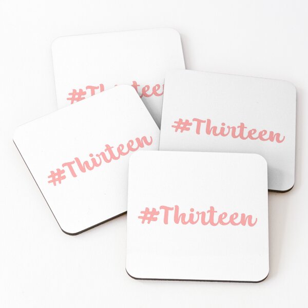 Artikelvorschau, 13. Geburtstags-Hashtag-Rosa-Kursivjugendlich-Geschenkentwurf entworfen und verkauft von tronictees.