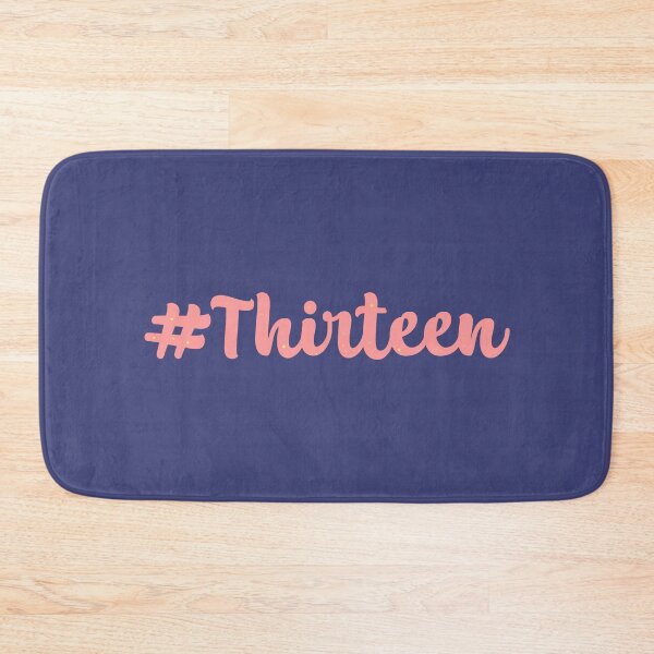 Item preview, 13th Birthday Hashtag Pink Cursive Teenage Girl Gift design designed and sold by tronictees.