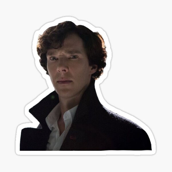 Item preview, sherlock sticker designed and sold by r0m0hn.