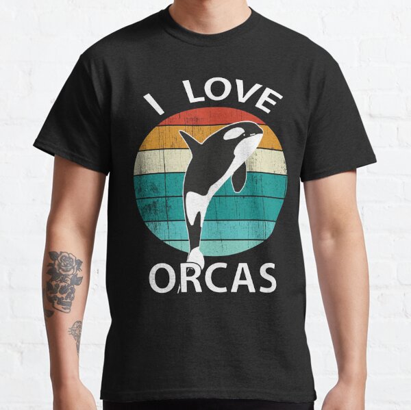 Salva La Camisa De Las Ballenas Camis Orca De Estilo Retro 