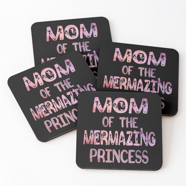 Item preview, Mom Of The Mermazing Princess Girl Party B-day print designed and sold by Grabitees.