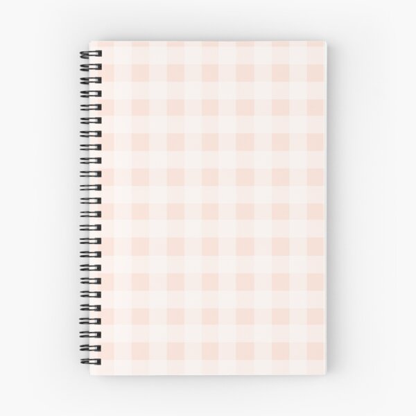 Item preview, Aesthetic Pastel Peach Gingham designed and sold by STAR10008.
