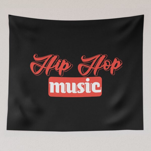 Item preview, Hip Hop Music red designed and sold by Ankhmesut.