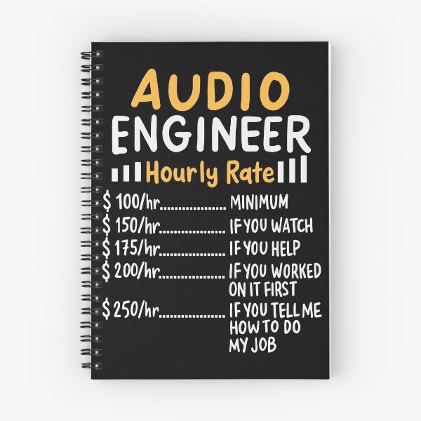 Item preview, Audio Engineer Hourly Rate | Sound Guy Audiophile designed and sold by Dancing Dolphin Crafts.