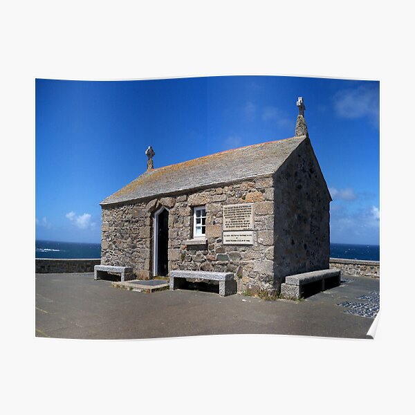 Chapel of St Nicholas, St Ives Poster