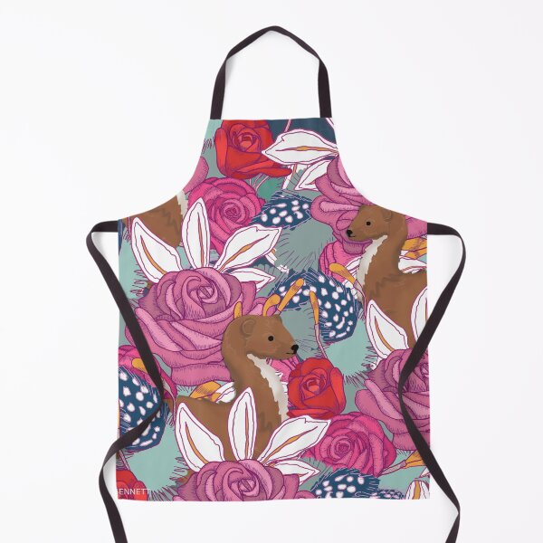 Item preview, Weasels in the Garden designed and sold by FSBennett.