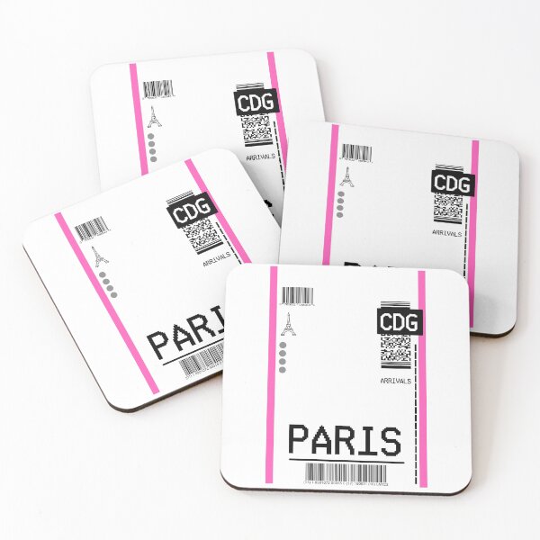 Item preview, PARIS PLANE TICKET AIRPORT TAG designed and sold by Glossypop.