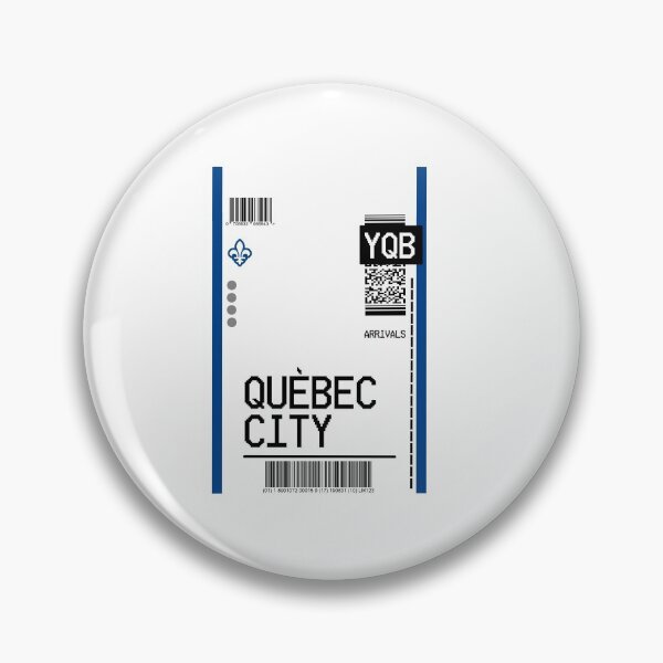 Item preview, QUEBEC CITY PLANE TICKET AIRPORT TAG designed and sold by Glossypop.