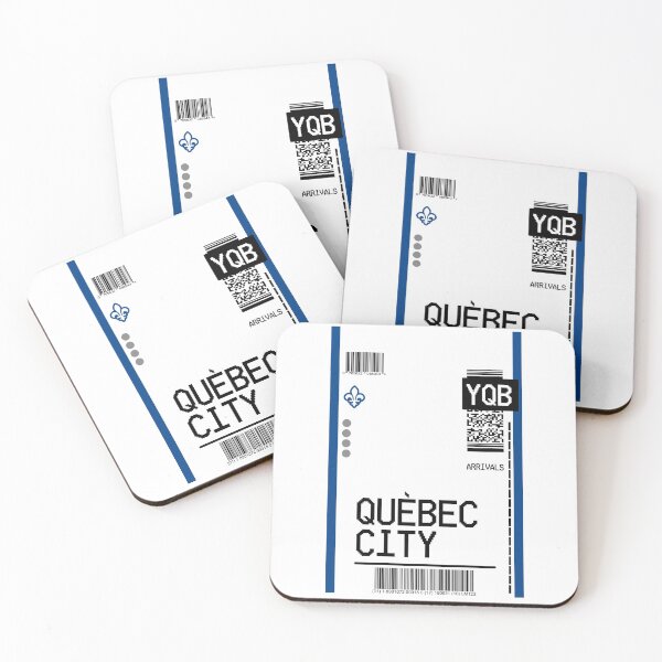 Item preview, QUEBEC CITY PLANE TICKET AIRPORT TAG designed and sold by Glossypop.