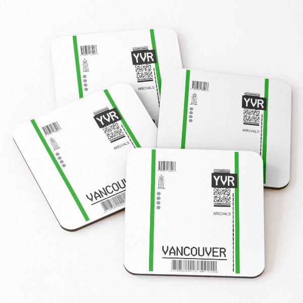 Item preview, VANCOUVER PLANE TICKET AIRPORT TAG designed and sold by Glossypop.