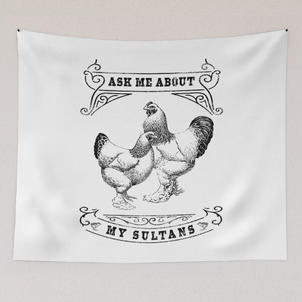 Item preview, Ask Me About My Sultans Chicken Illustration  designed and sold by smnessen.