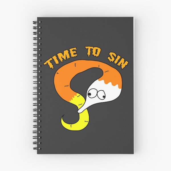 Item preview, Candy Corn Halloween Worm on a String Time to Sin Meme designed and sold by Unboltingcat.