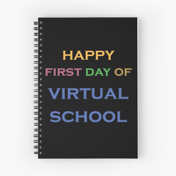 Item preview, happy first day of virtual school designed and sold by gharbi.