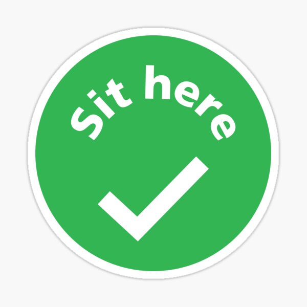“Sit here Sydney Trains” Sticker for Sale by PersonOfTheYear | Redbubble