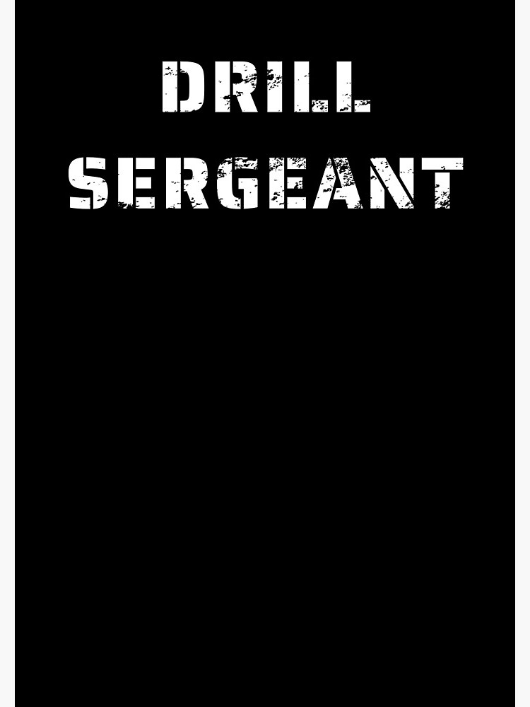 blue disk drill sergeant